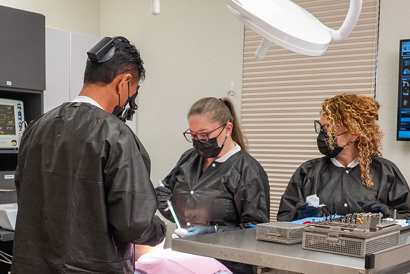 team during surgery