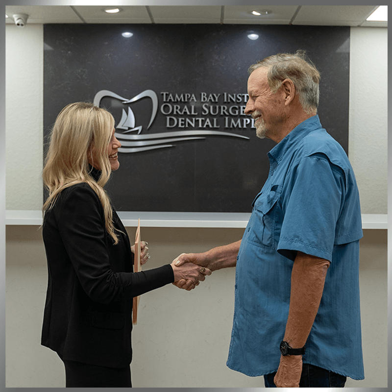 pt shaking hands